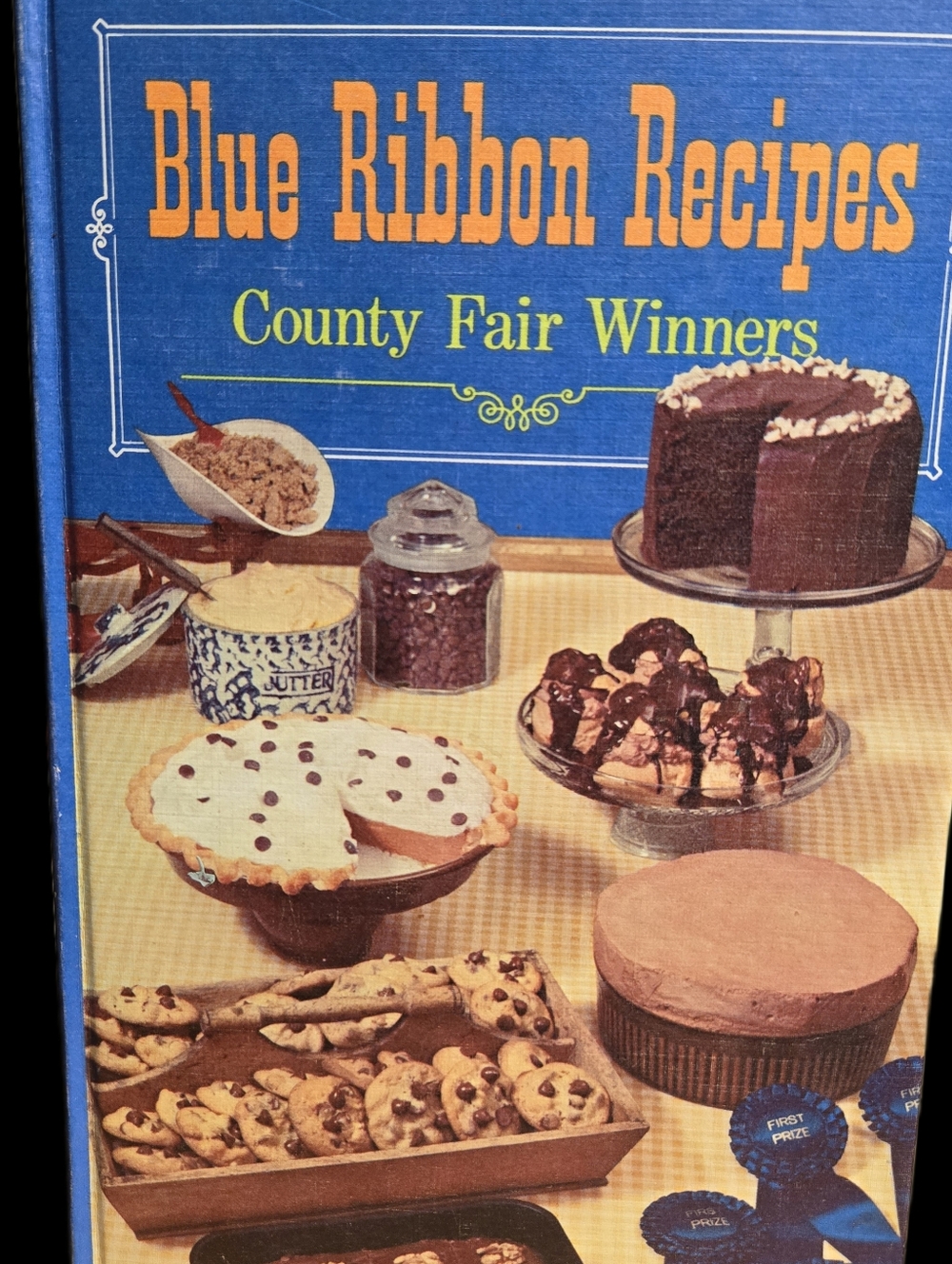classic vintage cookbook Blue Ribbon Recipes: County Fair Winners Hardcover